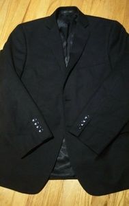 Van Heusen mens black jacket blazer size small